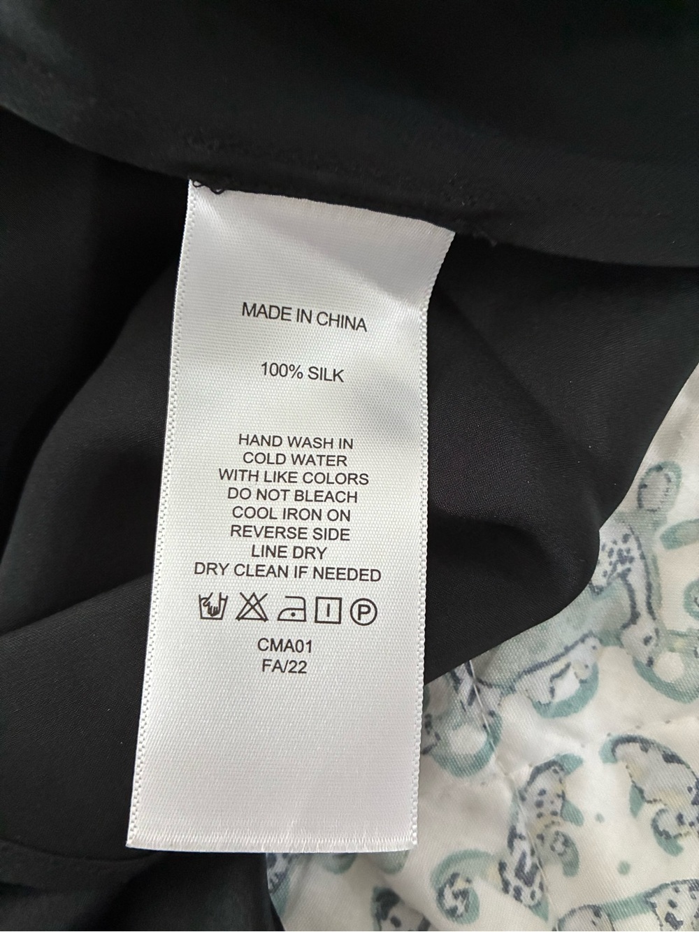 NWT Quince 100% silk Washable Silk Midi Skirt Black mulberry size XS - Picture 4 of 4